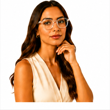 Planet 85 Crystal Square Prescription Glasses - image 8