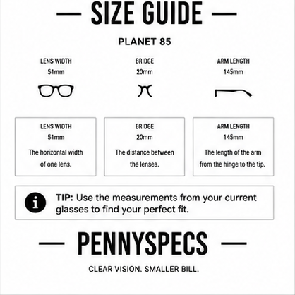 Planet 85 Crystal Square Prescription Glasses - image 9