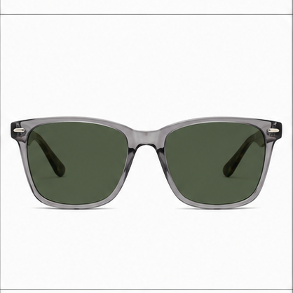 PLANET+01 Grey Tortoise Rectangle Prescription Glasses - image 5