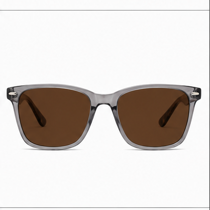 PLANET+01 Grey Tortoise Rectangle Prescription Glasses - image 6