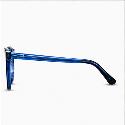 PLANET+19 Crystal Blue Rectangle Prescription Glasses - image 3