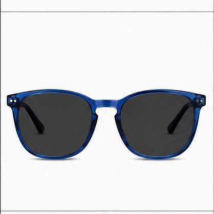 PLANET+19 Crystal Blue Rectangle Prescription Glasses - image 4