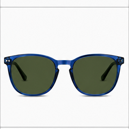 PLANET+19 Crystal Blue Rectangle Prescription Glasses - image 5