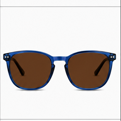 PLANET+19 Crystal Blue Rectangle Prescription Glasses - image 6