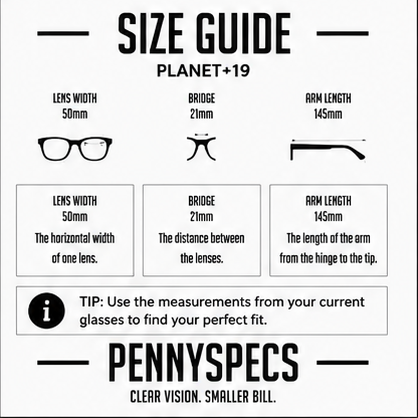PLANET+19 Crystal Blue Rectangle Prescription Glasses - image 9
