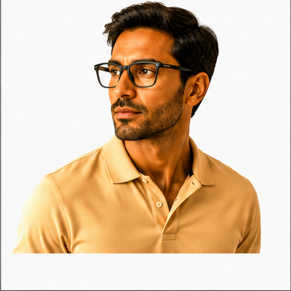 PLANET+20 Black Rectangle Prescription Glasses - image 7