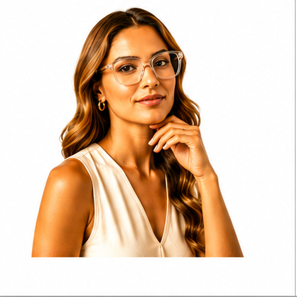 PLANET+26 Crystal Geometric Prescription Glasses - image 8