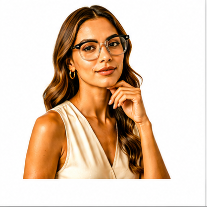 PLANET+28 Black Grey Round Prescription Glasses - image 8