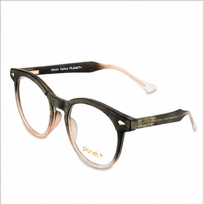 PLANET+28 Black Beige Round Prescription Glasses - image 1