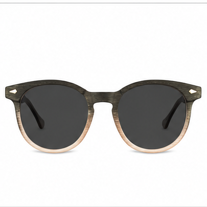 PLANET+28 Black Beige Round Prescription Glasses - image 4