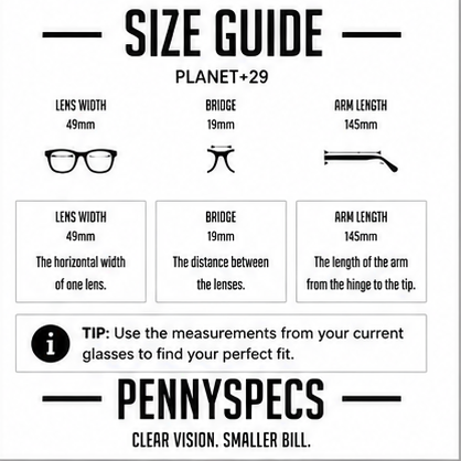 PLANET+29 Black Grey Geometric Prescription Glasses - image 9