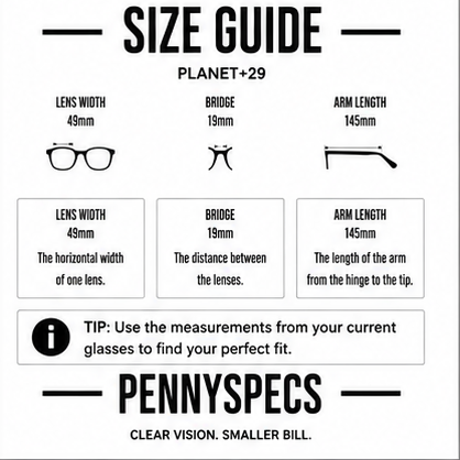 PLANET+29 Brown Yellow Geometric Prescription Glasses - image 9