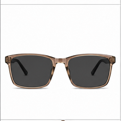 Shoreditch Crystal Grey Square Prescription Glasses - image 4