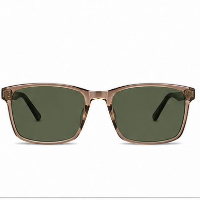 Shoreditch Crystal Grey Square Prescription Glasses - image 5