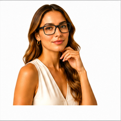Stratford Black Rectangle Prescription Glasses - image 8