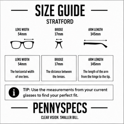 Stratford Black Rectangle Prescription Glasses - image 9