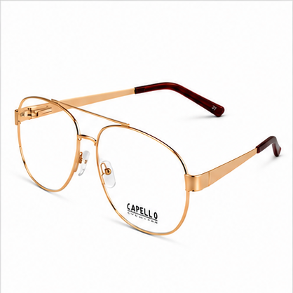 Tommy 21 Gold Aviator Prescription Glasses - image 1