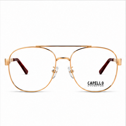 Tommy 21 Gold Aviator Prescription Glasses - image 2