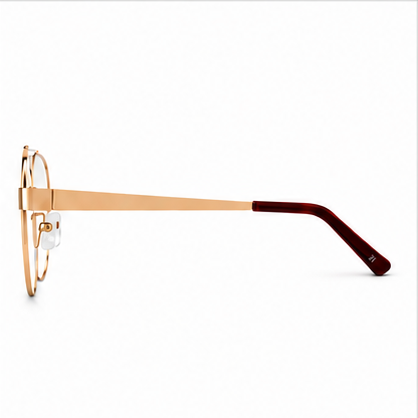 Tommy 21 Gold Aviator Prescription Glasses - image 3