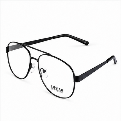 Tommy 21 Black Aviator Prescription Glasses - image 1