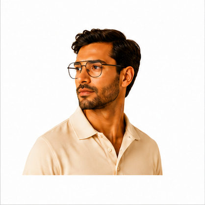 Tommy 21 Black Aviator Prescription Glasses - image 7