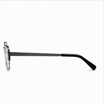 Tommy 28 Gunmetal Rectangle Prescription Glasses - image 3
