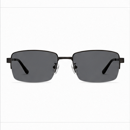 Tommy 28 Gunmetal Rectangle Prescription Glasses - image 4