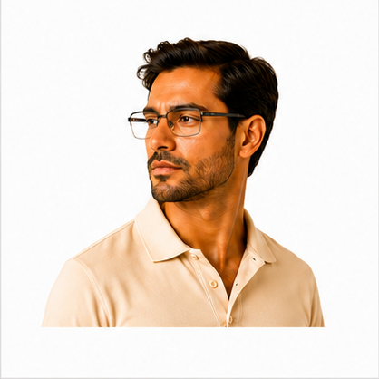 Tommy 28 Gunmetal Rectangle Prescription Glasses - image 7