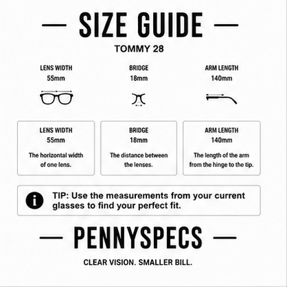 Tommy 28 Gunmetal Rectangle Prescription Glasses - image 9