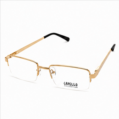 Tommy 28 Gold Rectangle Prescription Glasses - image 1