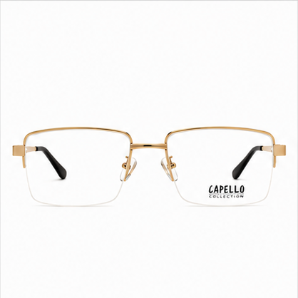 Tommy 28 Gold Rectangle Prescription Glasses - image 2