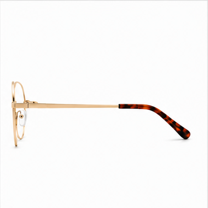 Tommy 30 Gold Round Prescription Glasses - image 3