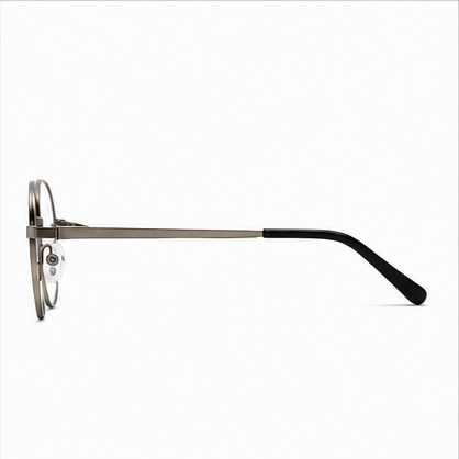 Tommy 30 Gunmetal Round Prescription Glasses - image 3