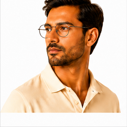 Tommy 30 Gunmetal Round Prescription Glasses - image 7