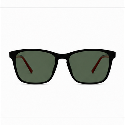 Top Banana Eight Black Red Square Prescription Glasses - image 5