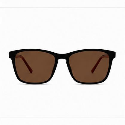 Top Banana Eight Black Red Square Prescription Glasses - image 6