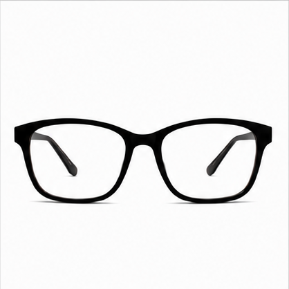 Top Banana Ten Black Square Prescription Glasses - image 2