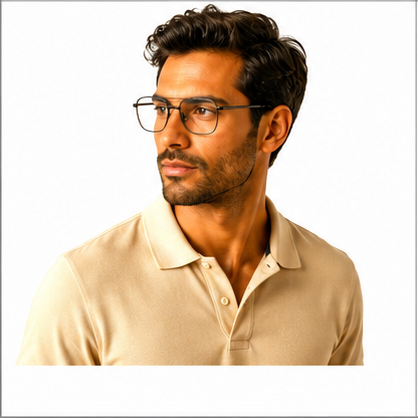 Westminster Gunmetal Aviator Prescription Glasses